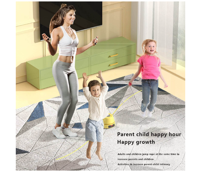Intelligent Automatic Jump Rope Machine Children Multiple Person Training Electronic Counting Fitness Rope Skipping Machine Remote Control in UAE