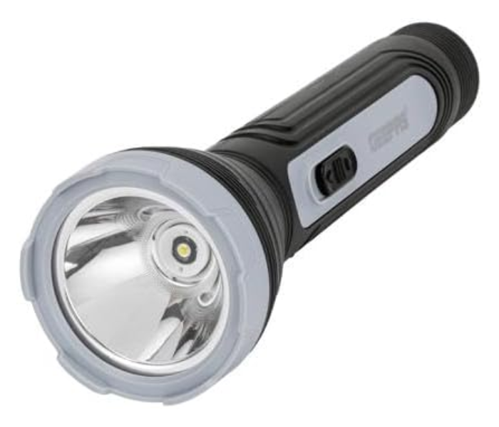 Geepas GFL51091 Rechargeable LED Torchlight – Bright Cool White Light, Portable LED Flashlight in KSA