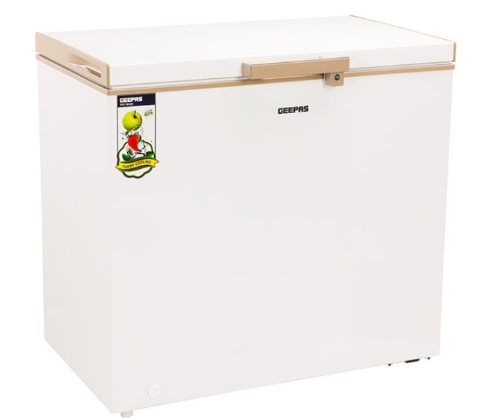 Geepas GCF2509WSH-1 200L Chest Freezer with Adjustable Thermostat – White in KSA