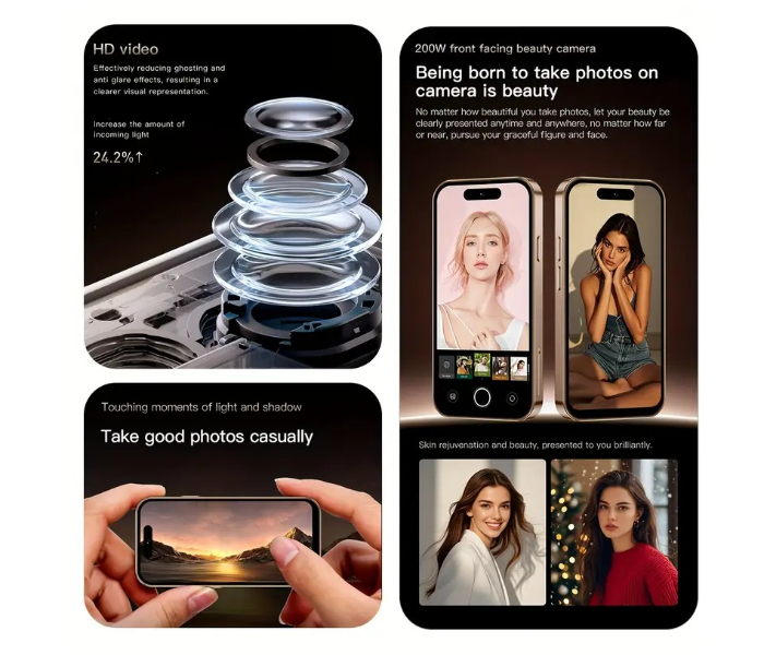 Mini pro Mini 17 Pro 3 Android 4G Smartphone 3GB RAM 64GB ROM, Unlocked, Tiny Pocket Phone in KSA