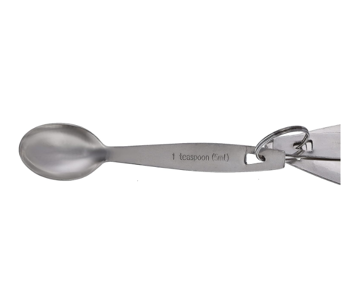 Royalford RF10064 Measuring Spoon Set – 4-Piece Stainless Steel Spoons for Baking & Cooking, Durable Multi-Use in KSA
