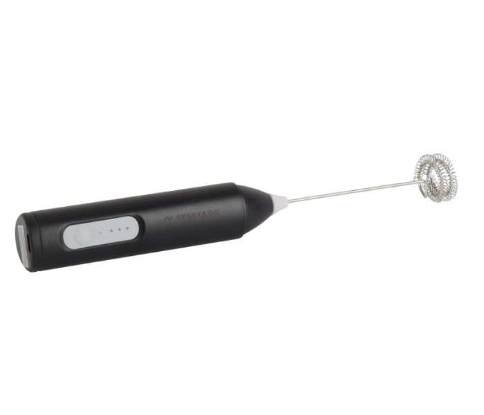 Olsenmark OMMF7038 Rechargeable Milk Frother – High-Speed Whisk, 3 Mixing Modes, Ergonomic Grip in KSA