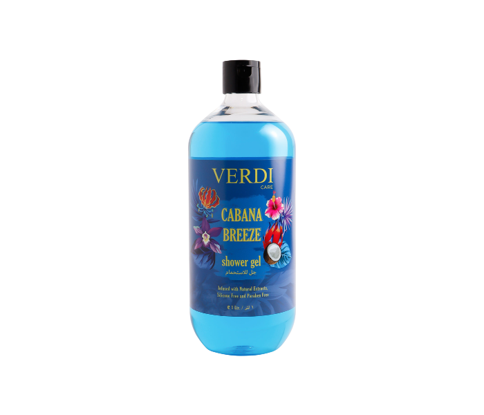 VERDI TROPICAL CABANA BREEZE SHOWER GEL 1 Ltr in KSA