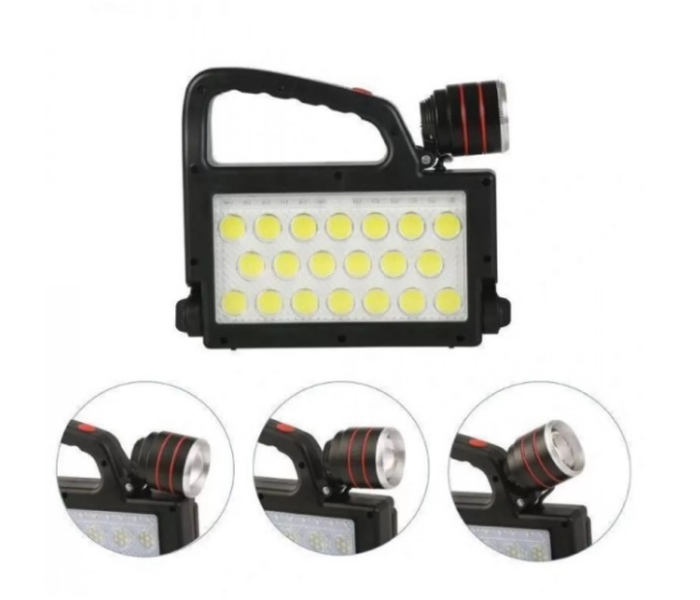 KG-152 Solar Hand Lamp | 152 LED Rechargeable Flashlight with USB & Power Bank Function in UAE
