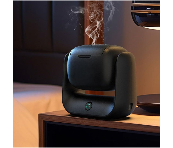 DX1925 Portable Electric Incense Burner – USB Rechargeable Bakhoor Burner with Fast Heating, LED Indicator, Compact Travel Design for Home, Office, and Car in KSA