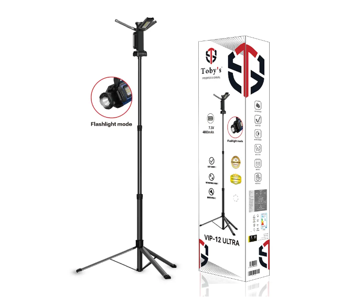 Tobys VIP 12 Ultra Rechargeable Camping Light with Torch – Outdoor & Picnic Use in UAE