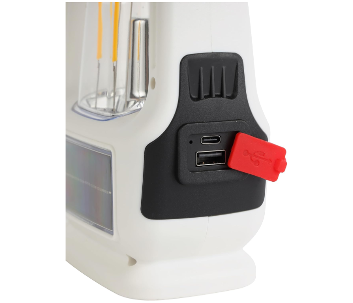 Olsenmark Rechargeable LED Tungsten Light with Solar OME2841 – 4H Use, Multi-Functional, COB Tech in KSA