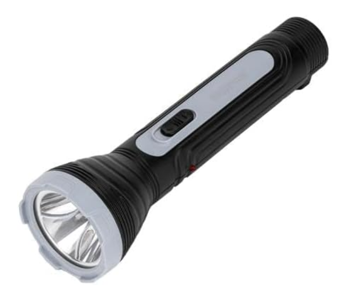 Geepas GFL51091 Rechargeable LED Torchlight – Bright Cool White Light, Portable LED Flashlight in KSA