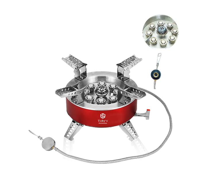 Foldable Portable Camping Stove – Windproof Design with Piezo Ignition and Carry Case in UAE