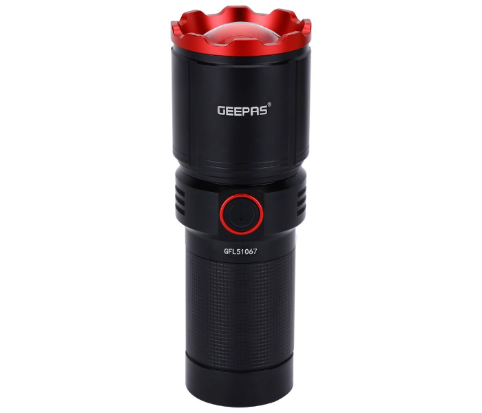 Rechargeable LED Flashlight with Power Bank, 15H Runtime, Type-C Charging & 6 Light Modes in KSA
