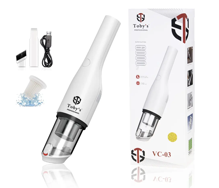 Wireless Handheld Vacuum Cleaner – 6000 Pa Suction, Portable Car & Home, USB-C Recharge in UAE