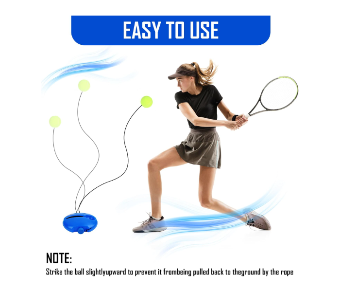 Tennis Trainer Tennis Trainer Set with Rebound Balls, Portable Tennis Equipment, Tennis Ball Practice Trainer, Tennis Trainer Ball with String for Children, Players, Beginners in UAE