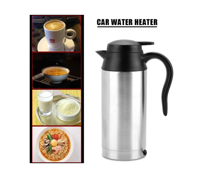 DLC 750ml Travel Electric Kettle for Car – 120W Stainless Steel Portable Hot Water Boiler with 12V Plug, Model HT2251 in KSA