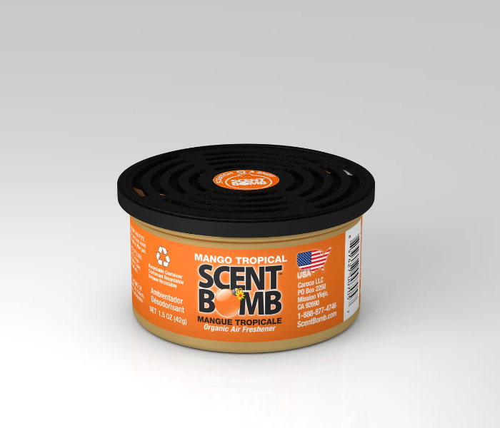 Scent Bomb Organic Air Freshener – Mango Tropical | Long-Lasting Odor Eliminator Can in KSA