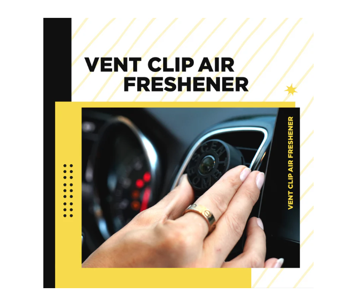 Scent Bomb Vent Clip Air Freshener – Clean Cotton | Long-Lasting Car Odor Eliminator in KSA