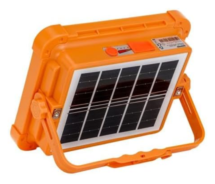 Geepas GWL53041 Rechargeable LED Work Light – Solar Panel, Lightweight, Portable, Emergency Use in KSA