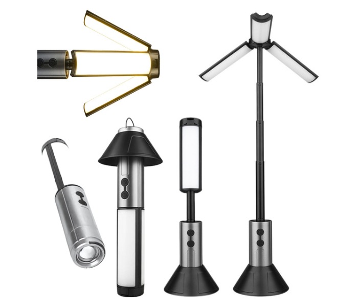 YD-2324 Camping Light | 54 LED Rechargeable Lantern with Type-C Charging & Adjustable Angle in UAE