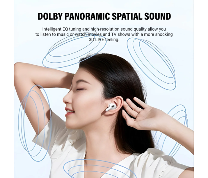 Wireless Earbuds with Smart Display Charging Case – Bluetooth 5.4, Noise Cancelling, Touch Control, Stereo Sound, In-Ear Headphones with Mic in KSA