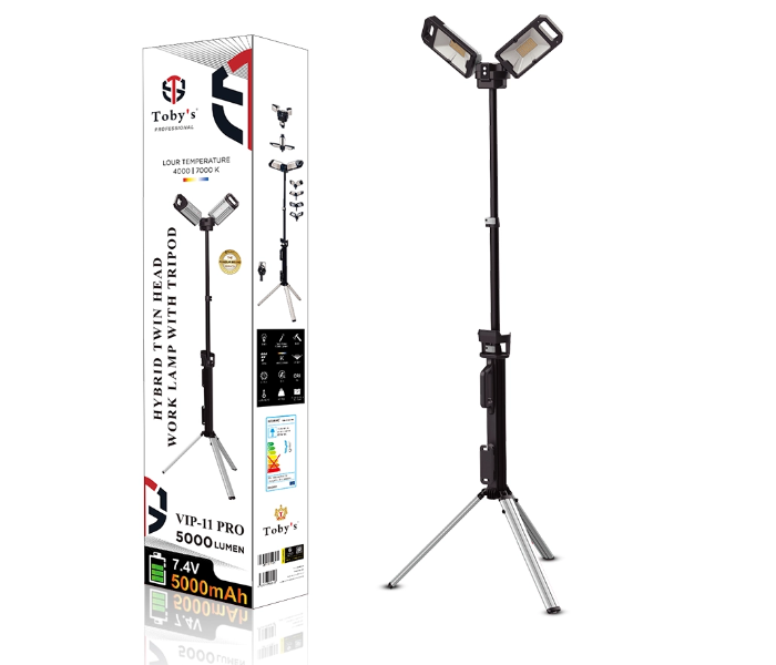 Toby’s VIP 11 Pro Rechargeable Camping Light with Torch – Outdoor & Picnic Use in UAE