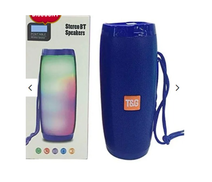 Generic Colorful Light Bluetooth Speaker, FM Radio Function 7 Color LED Lights Outdoor Portable Support in UAE