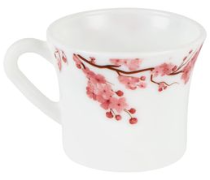 Delcasa DC3402 12-Piece Opalware Cup & Saucer Set – 200ml Tea Cups with Saucers, Heat & Scratch Resistant in KSA