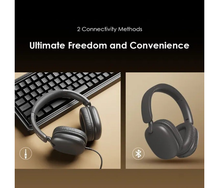 ORAIMO BoomPop Lite ENC Over-Ear Wireless Headphones | OHP-317-GD Light Gold in KSA