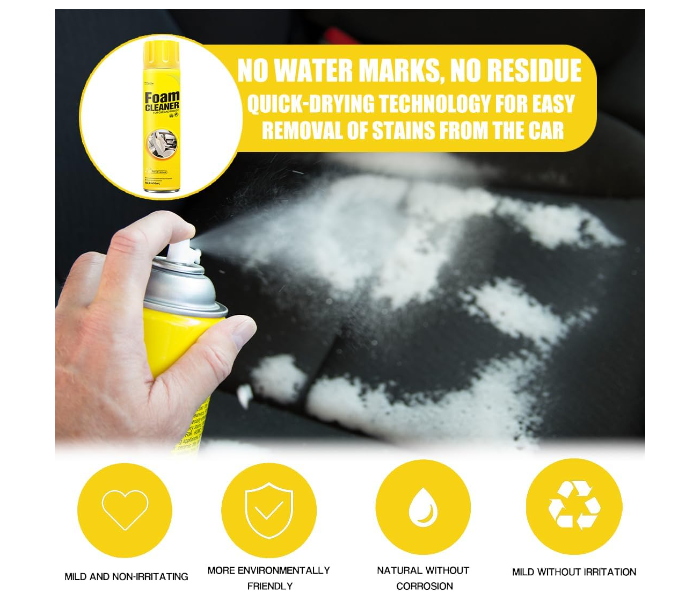All Around Master Foam Cleaner, Foam Cleaner for Car Interior, 650 ml Multifunctional Car Foam Cleaner, Car Interior Foam Refinisher Cleaner, for All Purposes, for Car Interior, Kitchens in UAE