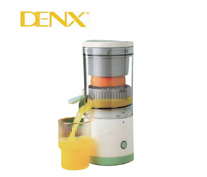  DENX 1721 Hands-Free Portable USB Charging Powerful Electric Juicer Cordless Fruit Juicer, Multi functional 1-Button Easy Press Lemon Orange Squeezer Machine for Kitchen in KSA