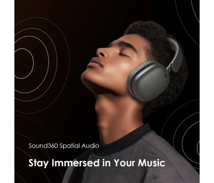 ORAIMO BoomPop Lite ENC Over-Ear Wireless Headphonest | OHP-317-BK Speed Black in KSA