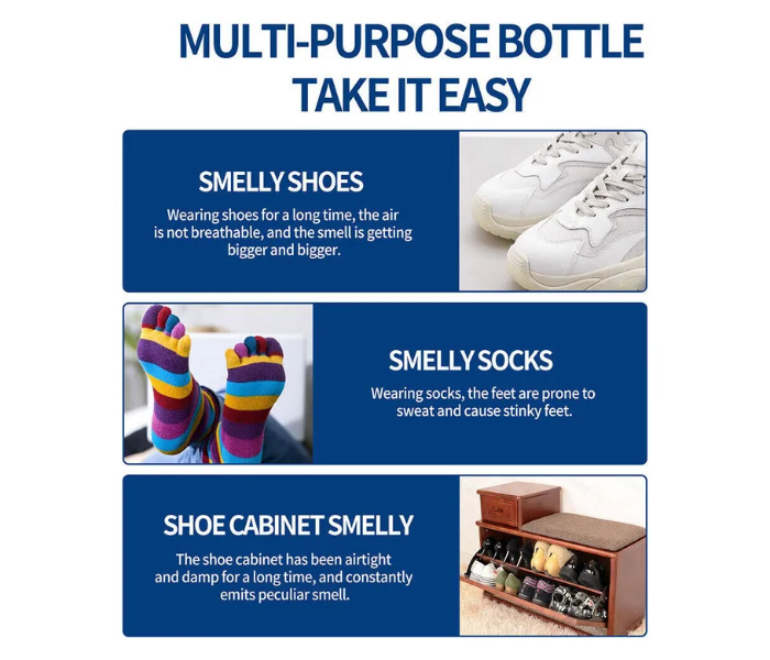 Shoe Socks Deodorizing Spray 60ml in UAE