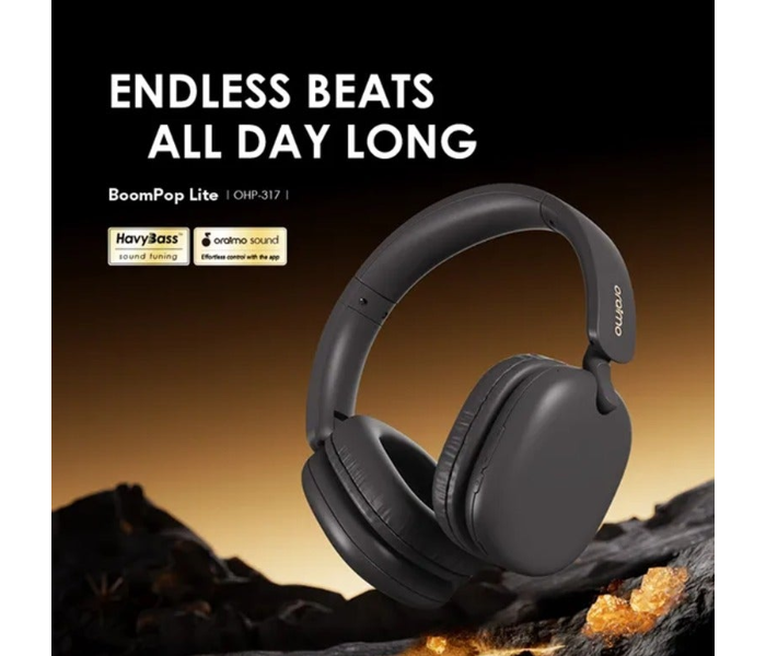 ORAIMO BoomPop Lite ENC Over-Ear Wireless Headphones | OHP-317-GD Light Gold in KSA