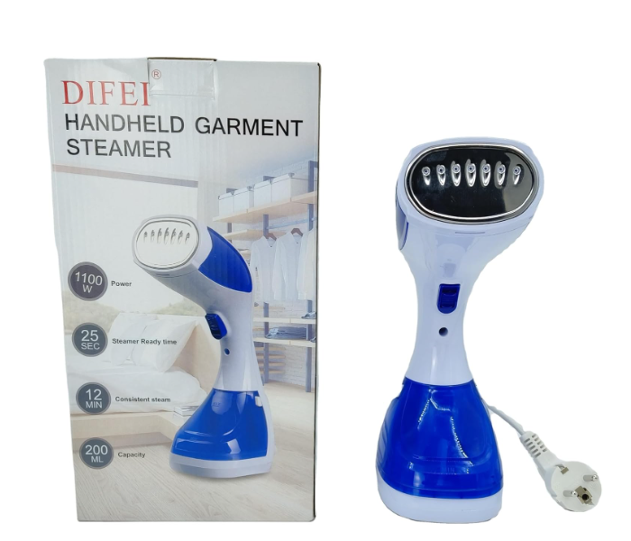 Difei Handheld Garment Steamer 1100W 200ml Capacity Fast Heat Up Portable Fabric Steamer with 12 Minutes Continuous Steam in UAE