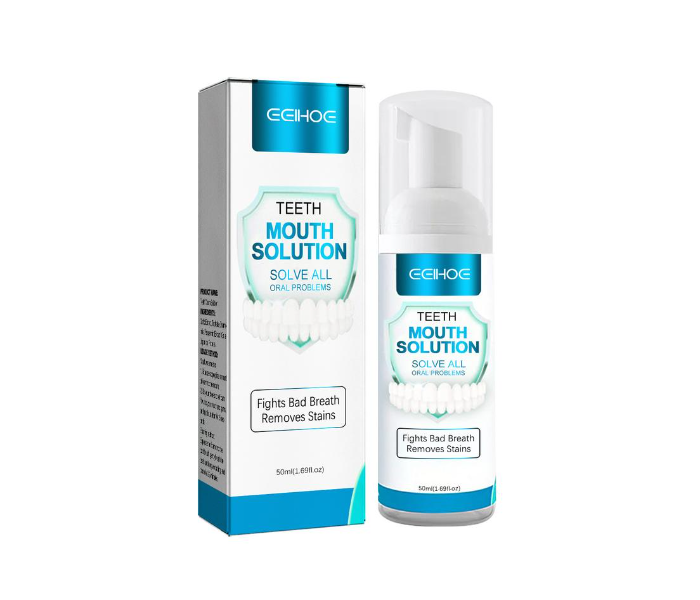 EELHOE 50ml Teeth Whitening Mousse Remove Tooth Stains Toothpaste Teeth Corrector Teeth Whitening Booster Foaming Toothpaste in UAE