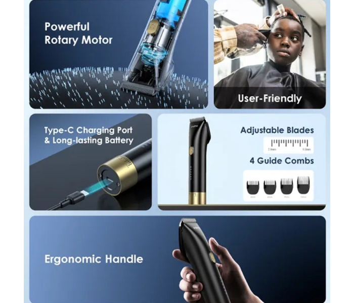 Oraimo Smart Clipper Plus Cordless Hair Clipper | OCL-210 Black in KSA