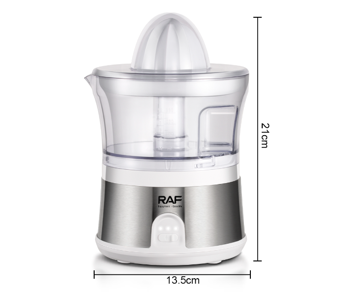 RAF Rechargeable Cordless Citrus Juicer 20W 130 RPM 350ml Capacity Easy Clean Multifunction Juicer in UAE