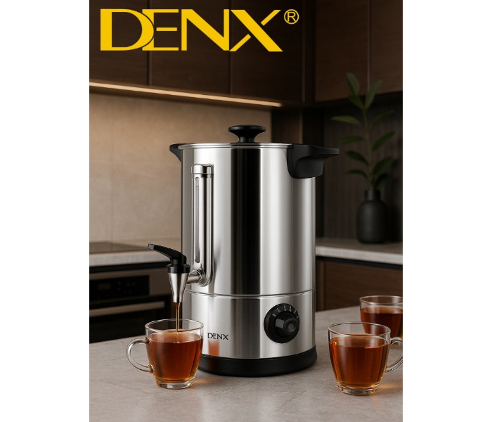DENX DX3406 Electric Water Boiler, 10L Capacity, Fast Boiling, Safe Stainless Steel Hot Water Dispenser with Tap – For Home, Office & Events in UAE