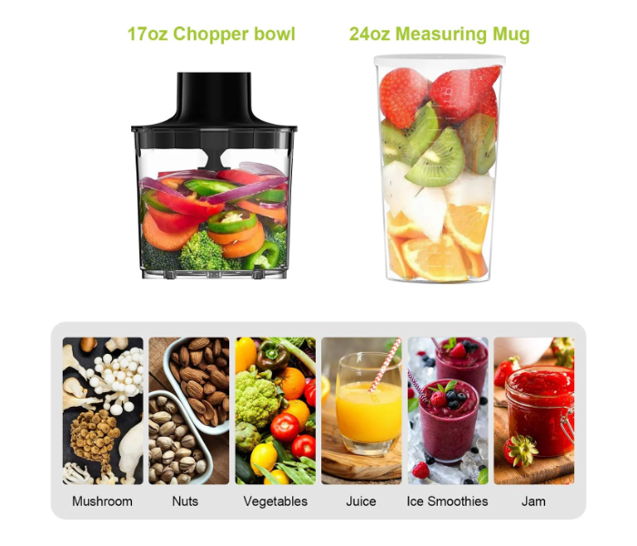 Slivers Criest – Hand Blender Model SC-1662 in UAE