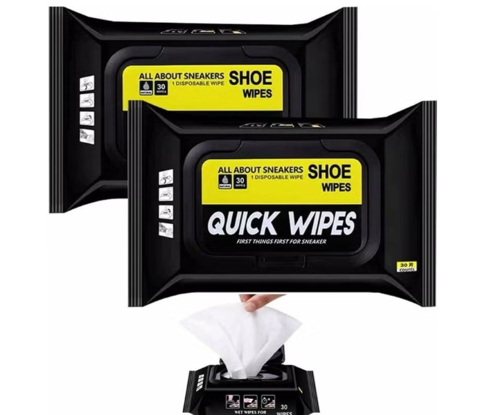 MACON Instant Sneaker Cleaner Wipes – 80pcs Shoe Cleaning Wipes For Dirt & Stain Removal in UAE