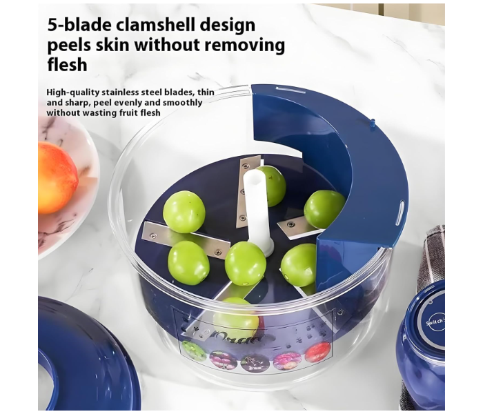 Yanmis Electric Grape Peeler, Rechargeable Automatic Fruit Peeler Kitchen Aid Peeler for Grapes, Cherries, Garlic, Small Fruits in UAE