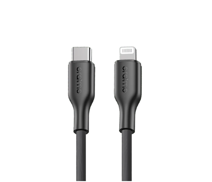 ORAIMO RobustLine 30W Type-C to Lightening Cable | Black (3A, 1M) OCD-114CL-BK in KSA