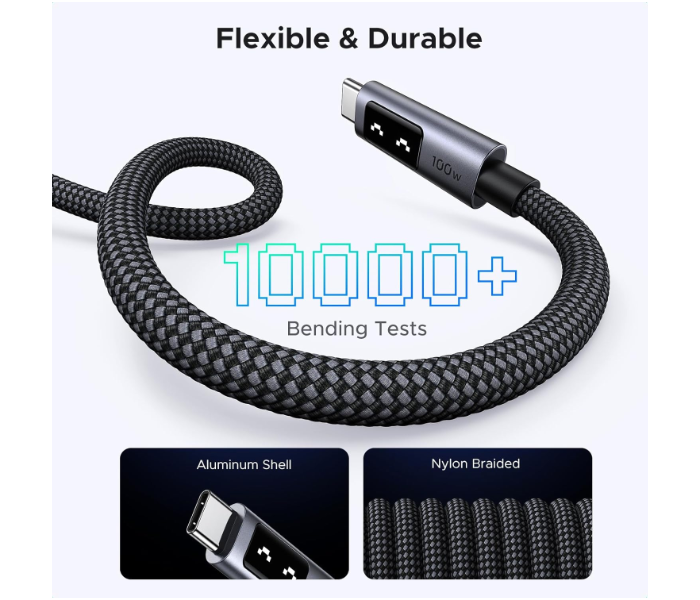 UGREEN Uno USB-C to USB-C PD Fast Charging Cable 5A Max 1m in KSA
