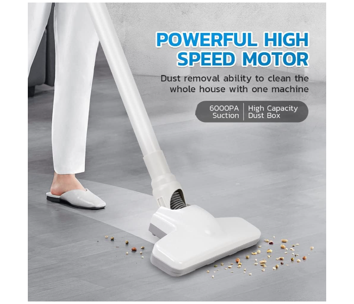 5 in 1 Cordless Vacuum Cleaner Portable Lightweight 6000Pa Suction with Water Tank for Floors and Car in UAE