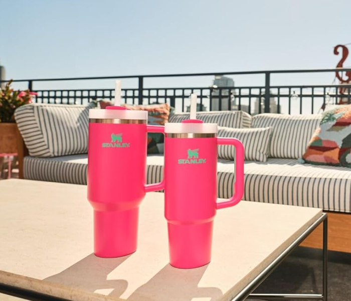 Stanley 40oz Stainless Steel Quencher H2.0 FlowState Stainless Steel Vacuum Insulated Tumbler with Lid and Straw, Multi-color in UAE