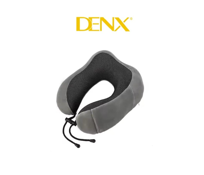 Neck Pillow for Travel Velvet Memory Foam Neck Pillow Adult Head & Neck Support, for Long Flights Plane, Office, Cars Sleeping & Rest in KSA