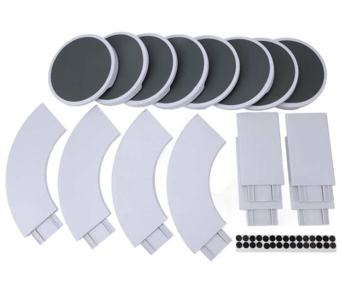 360° Rotating for Rectangular & Oblong Tables, Turntable Tray Reusable urntable, Rotating Dining Table, Extendable Turntable for Kitchen and Dining Tables Oblong Round Tables, Dining Tables Tray Set for Serving, Revolving Turntable Dining Table in UAE