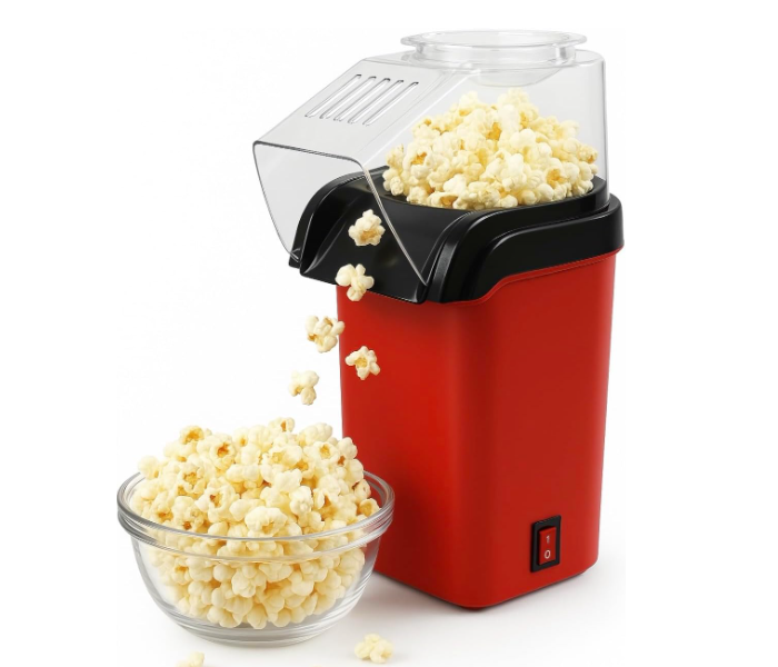 RAF 1200W Popcorn Maker 2L Hot Air Electric Popcorn Machine for Home Theater Healthy Oil Free Snack Maker in UAE