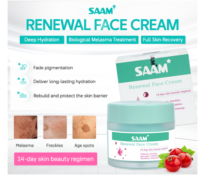 SAAM Renewal Face Cream – All-in-One Solution for Melasma & Freckles in UAE