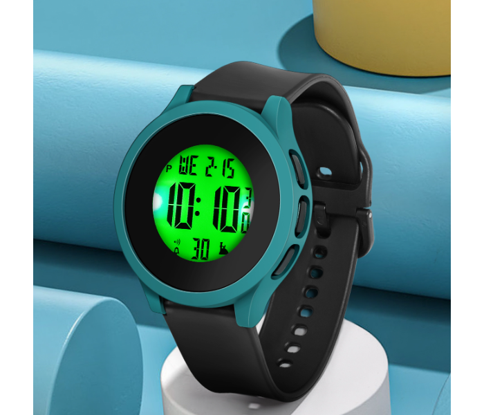 Men's Sports Electronic Watch with Mixed Gift Box, Simple and Casual, Student Watch 5pcs Case in KSA
