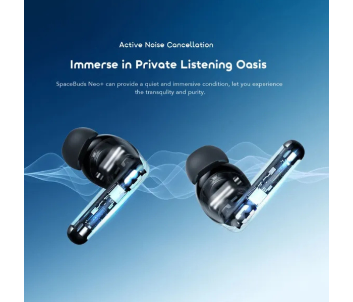 oraimo SpaceBuds Neo+ ANC Spatial Audio True Wireless Earphones OTW-323P-BK in KSA