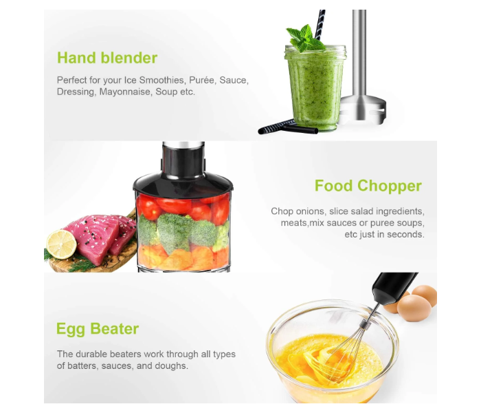 Slivers Criest – Hand Blender Model SC-1662 in UAE
